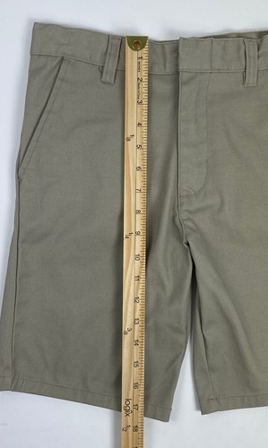 American School Uniform Boys Size 12 Khaki Tan Shorts - Picture 4 of 5