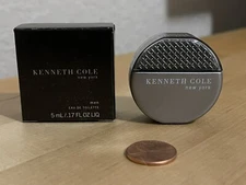 Kenneth Cole New York for Men 0.17 oz / 5 ML Eau De Toilette MINIATURE