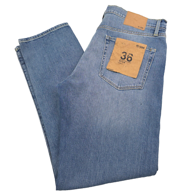 $325 RE/DONE Touch of Paint '60s Slim Fit Blue Jeans Mens Size 36