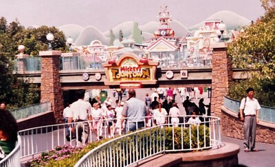 DISNEYLAND Vintage 1993 PHOTO ENTRANCE to MICKEY'S TOONTOWN | eBay
