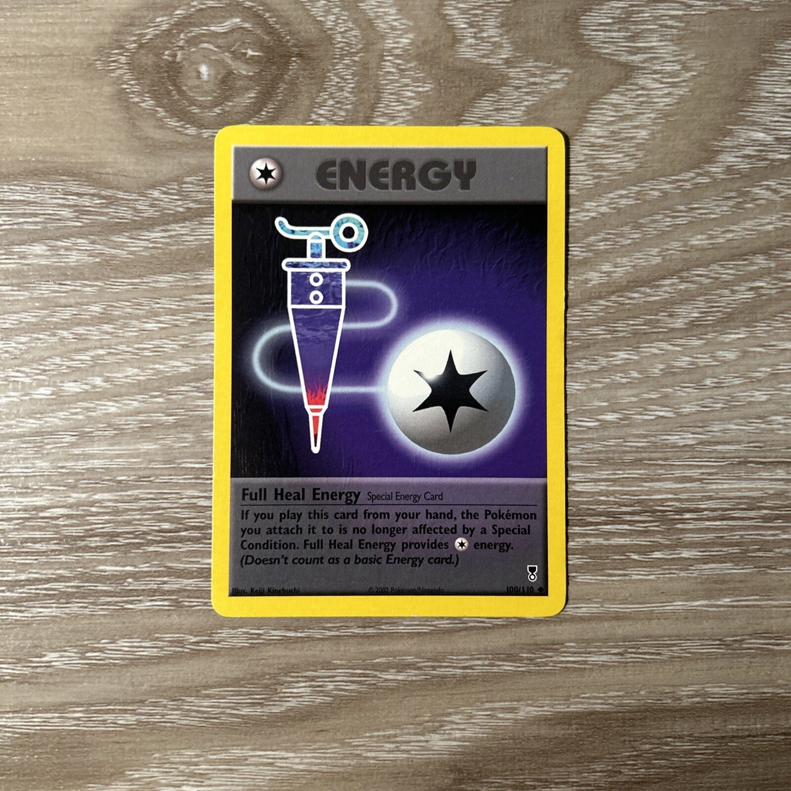 Full Heal Energy 100/110 Uncommon Legendary Collection 2002 Pokemon WOTC NM