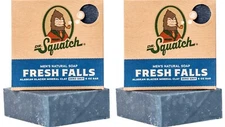 Dr. Squatch Fresh Falls Soap 5 Oz Organic All Natural Mens Soap 2 pack