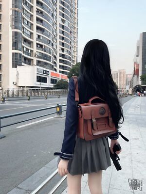 Anime Lycoris Recoil Nishikigi Chisato Cosplay Backpack Satchel