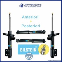 Set 4 StoßDäMpfer Vorderseite + Heck Bilstein FüR Renault Megane Ii 2002- > 2008