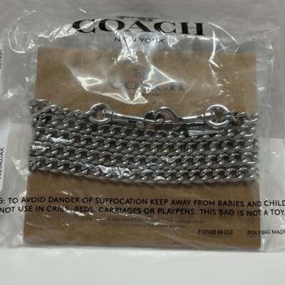 Coach F31126 Replacement Silver Chain Strap for Crossbody Bag