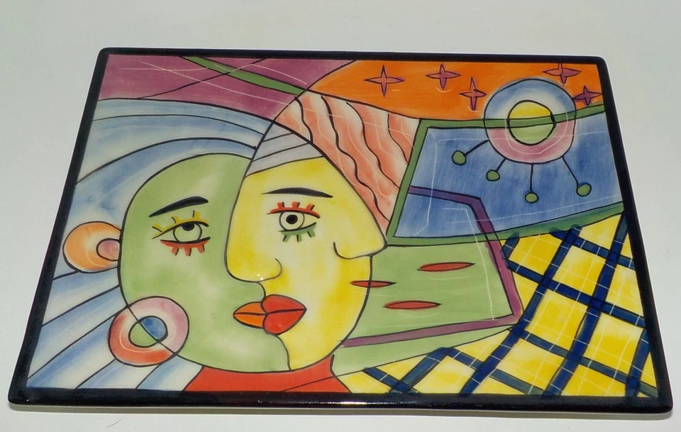 Plat Collection Muzeum Assiette Multicolore Art Picasso - Photo 3/3