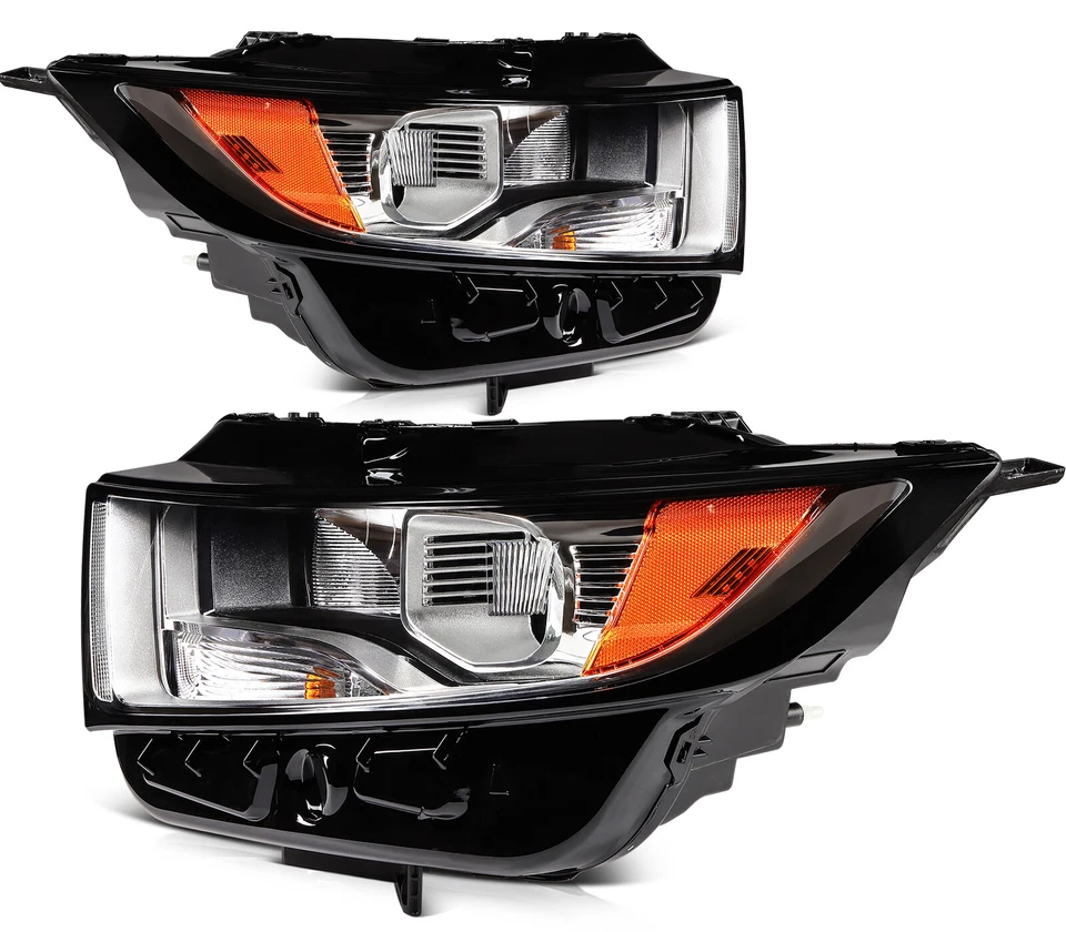 Headlights Assembly For 2015-2018 Ford Edge SE SEL Titanium w/Projector Pair Foto 4 de 4