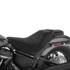 Black Driver Passenger Seat Fit For Harley Street Bob Softail FLHC 2018-2025 19