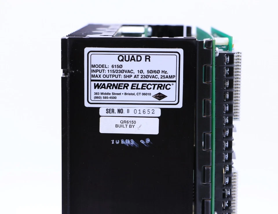 * WARNER ELECTRIC QUAD R 6150 5HP DRIVE *WARRANTY* — 第 4/4 张图片