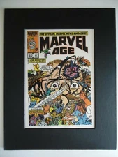 85 MARVEL AGE # 27 ARCHIE GOODWIN SECRET WARS II AL MILGROM COVER PRODUCTION ART