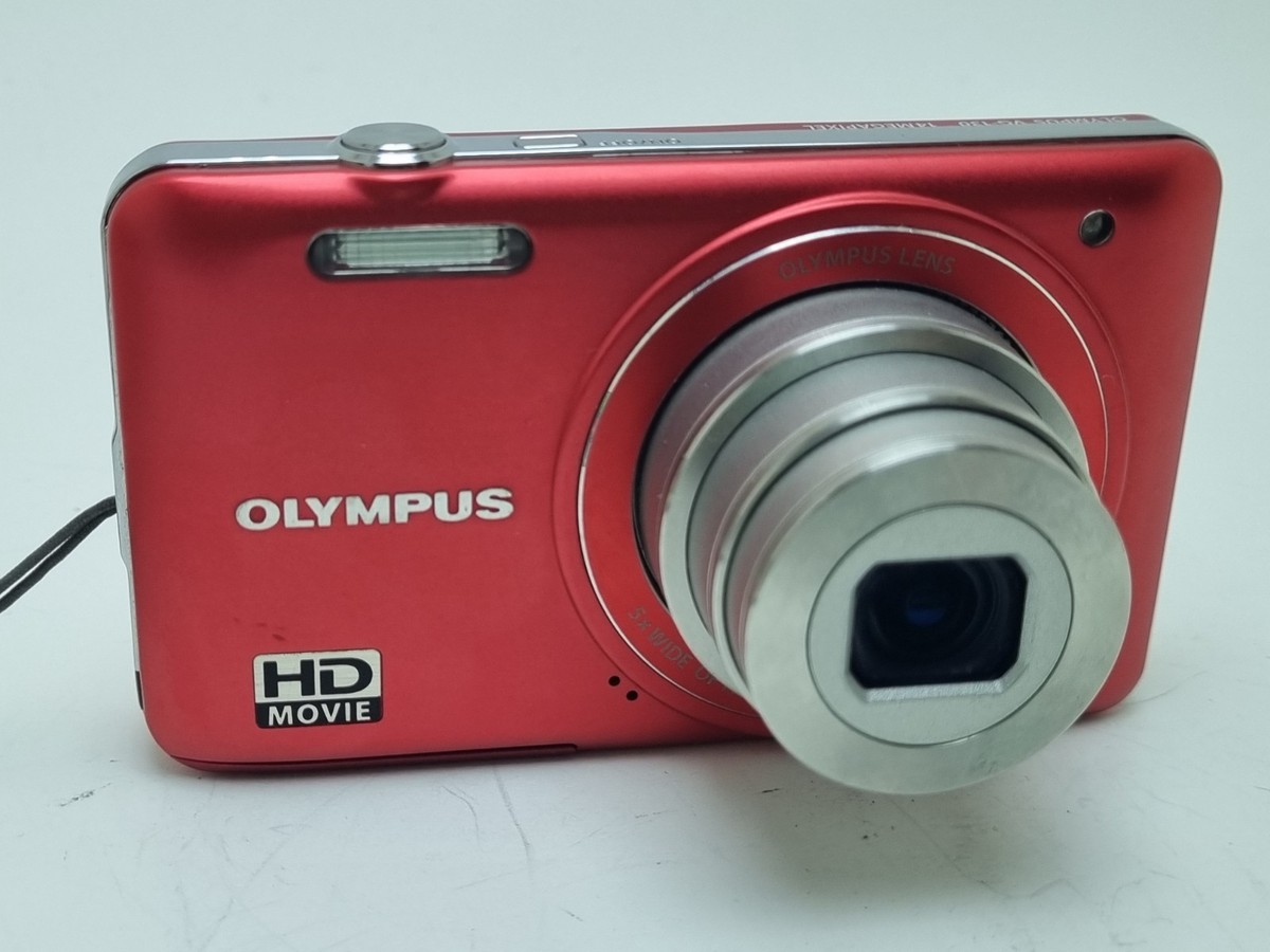 Olympus VG-140 Digital Camera CCD 14MP Digicam 5x f/2.8 - Tested