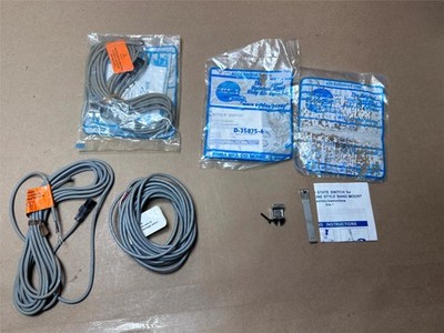 3x Bimba HSCX-04 Current Sourcing Hall Efect Switch and 2x Mounts D-35875-6