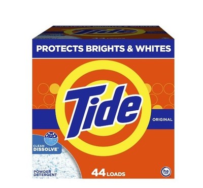 Tide Original Scent Powder Laundry Detergent, 50 oz, suitable for 44 loads