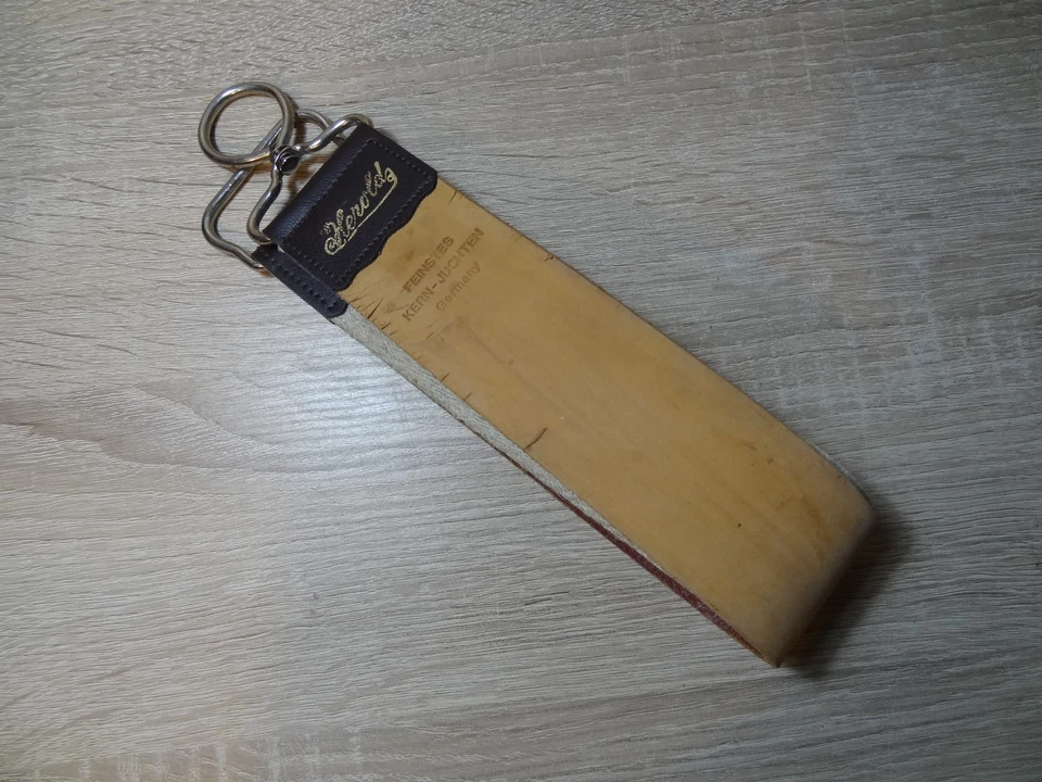 Herold Hängeriemen Streichriemen zum Messer schärfen - Feinstes Kern-Juchten