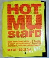 50 McDonald's HOT MUSTARD Sauce Dipping Chicken Nugget Dipping Sauce