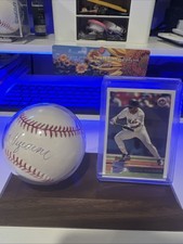 Jose Vizcaino Autographed Ball Plus Card Display