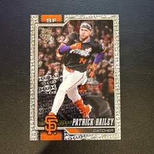 Patrick Bailey 2026 Topps Series 1 Spring Training Parallel #7 Giants