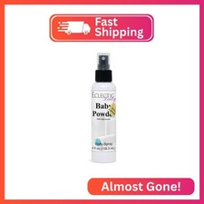Eclectic Lady Baby Powder Body Spray, 4 ounces, Body Mist for Women with Clean,