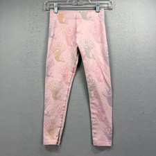 Mini Boden Leggings Toddler Girls 7-8Y Pink Seashell Mermaid Active Gym Yoga