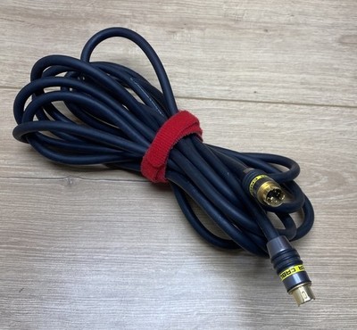 Monster S-Video Cable 13 Ft 4-Pin Mini DIN TV VCR DVD Projector Black