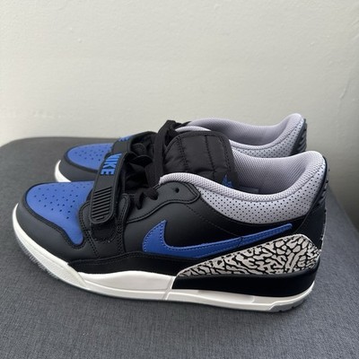 Nike Air Jordan Legacy 312 Low Black/Game Royal-White CD7069-004 Men's Size 10.5