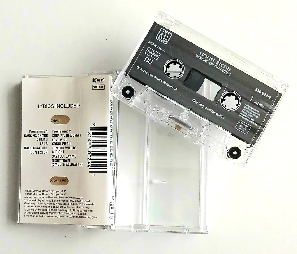 Lionel Richie – Dancing on the Ceiling – Cassette Audio - Motown/Polygram / 1992 - Photo 2/4