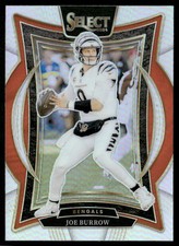 2024 Panini Select - Concourse Joe Burrow #39 Silver Prizm