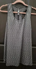 Womens Tank Top RBX Live Life Active L Black And White Good Condition 