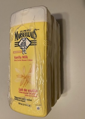 Le Petit Marseillais Vanilla Milk Shower Crème Lot 3 NEW SEALED 650mL Made Italy