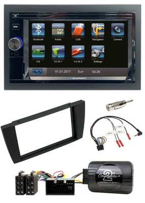 Blaupunkt Lenkrad USB Bluetooth TMC 2DIN Navigation für Jaguar X-Type S 2003-200