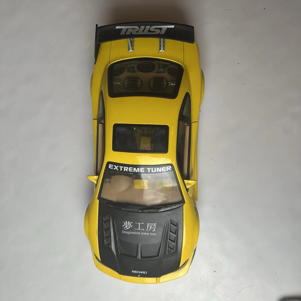 Kentoys Nissan Silvia S15 2003 Extreme Tuner 1:12 Rare Model Car Yellow - Image 2 of 4