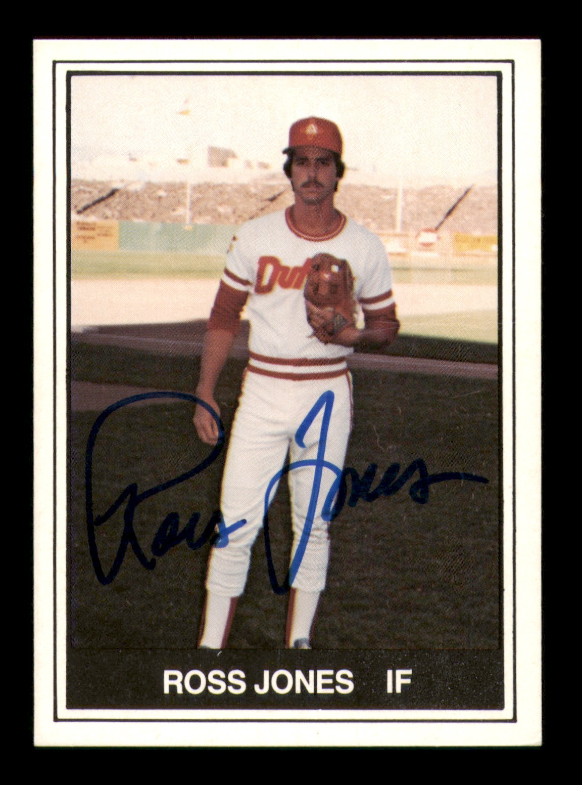 Ross Jones Signed 1982 TCMA Rookie Card #17 Albuquerque Dukes