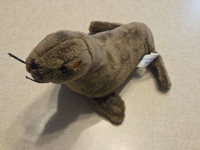 Wishpets Plush 7'' Sea Lion Grey