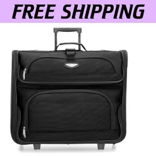 Amsterdam Business Rolling Garment Bag with Spinner Wheels for Travel Success