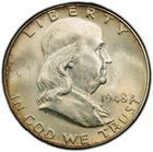 1948-P PCGS MS64 FBL Franklin Half Dollar | Subtle Attractive Natural Rim Toning