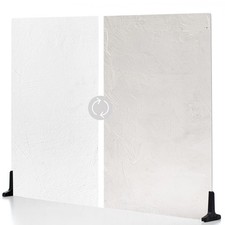 V-FLAT WORLD Duo Board - 30x40" Surface Board, Raw Concrete/Vintage Plaster