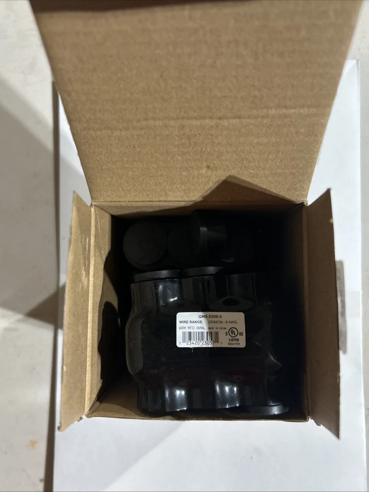 Copkim QMS-D250-3 Gama de cables 250MCM-6 AWG 3 conductores nuevo en caja cantidad 3 Foto 4 de 4