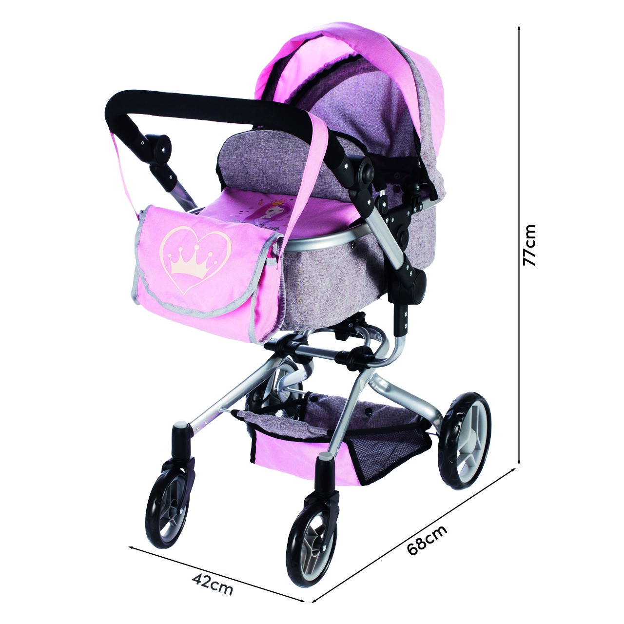 Passeggino per bambole MalPlay Little Princess foto 2