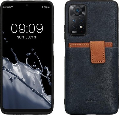 kalibri Hard Case Kartenfächer 2 in 1 Xiaomi Redmi Note 11 Pro/11 Pro 5G Dunkelblau