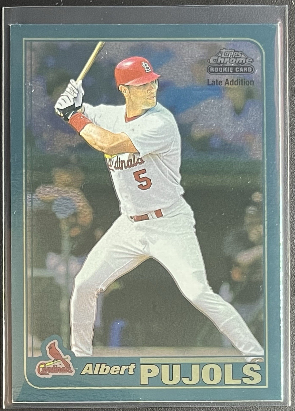 Albert Pujols 2001 Topps Chrome #596 Base Price Guide - Sports