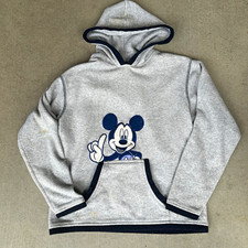 Vintage Mickey Unlimited 1990s Mickey Mouse Fleece Pullover Hoodie Size Small