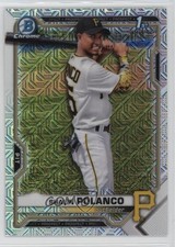2021 Bowman Chrome Prospects Mega Box Mojo Refractor Shalin Polanco #BCP-222