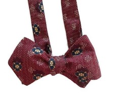 Handcrafted Silk Bowtie - Chief - One-of-a-Kind - Pre-tied or Self-tie