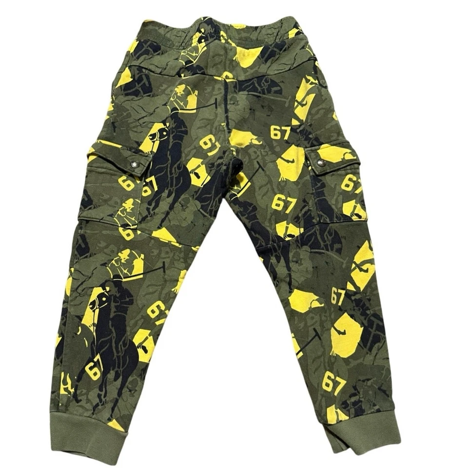 Pantalones de chándal Polo Ralph Lauren para niños camuflados de doble punto talla 6 Foto 3 de 4