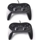 Lot Of 2 Classic Controller Pro For Black For Wii And Wii U Wii