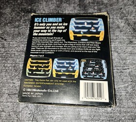 NES Ice Climber incl. embalaje original e instrucciones CiB (Black Seal, abejas)