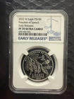 2022 1oz Platinum W Eagle P$100 coin PR70 FREEDOM OF SPEECH
