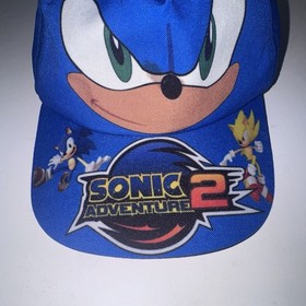 Vintage Rare Sonic Adventure 2 3D Hat Super Sonic SEGA Dreamcast Era Kids Cap