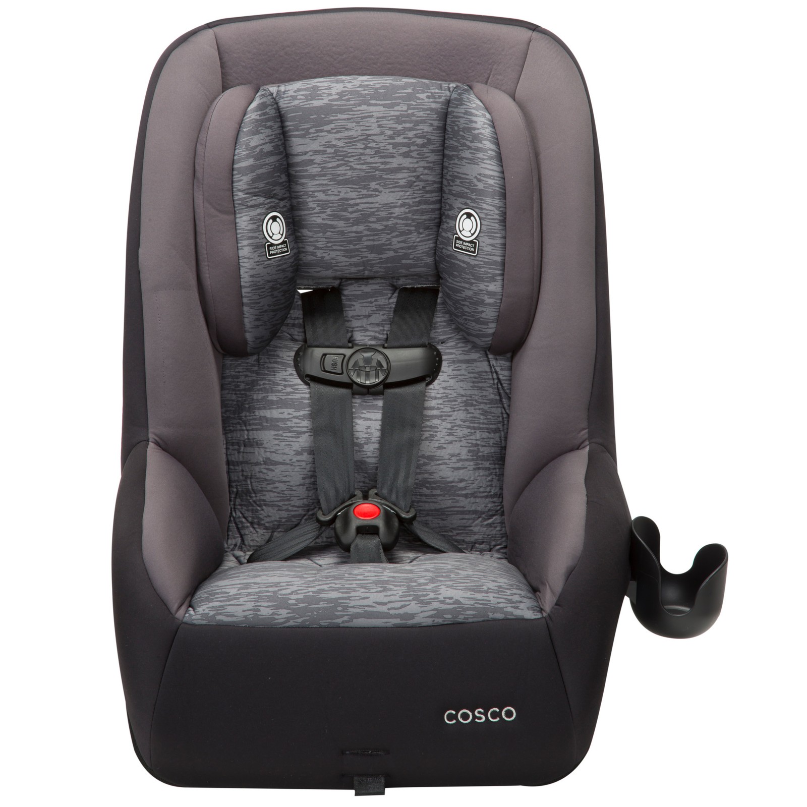 Cosco MightyFit 65 DX Convertible Car Seat, Heather Onyx