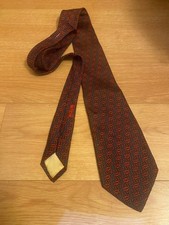 Hermes Silk Scarf Tie France 80s/90s Vintage No Damage NWT